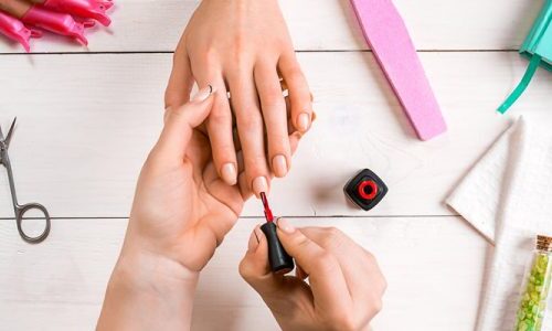 Photo of a manicure