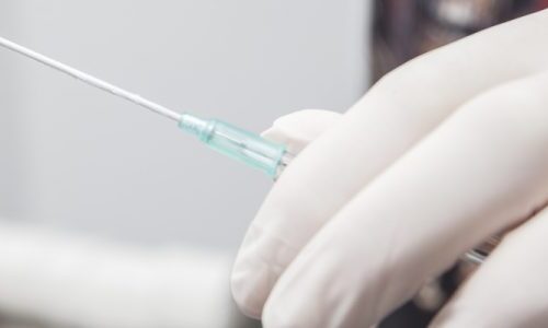 Photo of dermal piercing needle