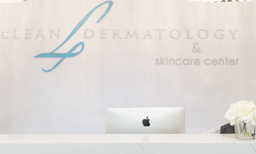 Photo of the McLean derm front desk