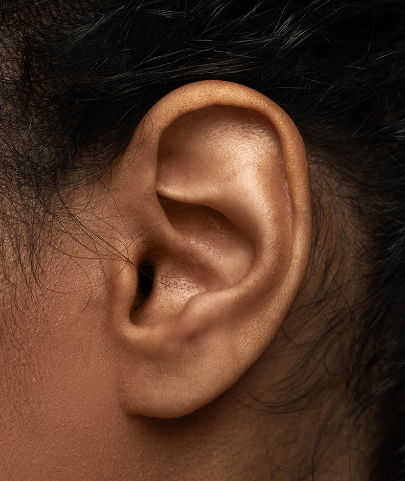 Photo of a woman's ear